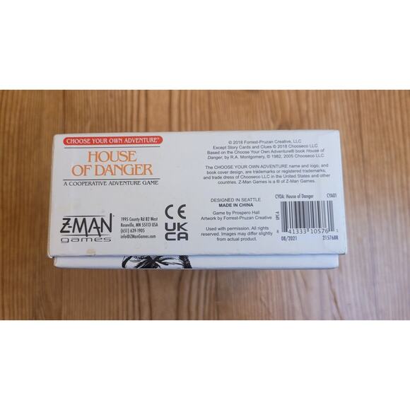Choose Your Own Adventure House of Danger game 2018 a cooperative game Zman cyoa - Picture 7 of 9